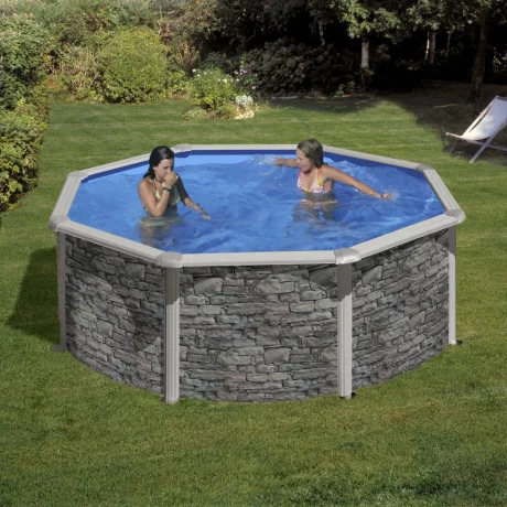 Piscină supraterană rotundă CERDENA – 350 x h 120 cm