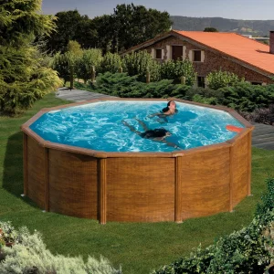 Piscină supraterană rotundă MAURITIUS – 350 x h 132 cm