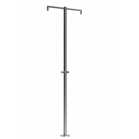 DOCCIA INOX BICEFALO