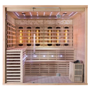 SAUNA CU INFRAROSU KOPENHAGEN 200 × 200 × 210 cm