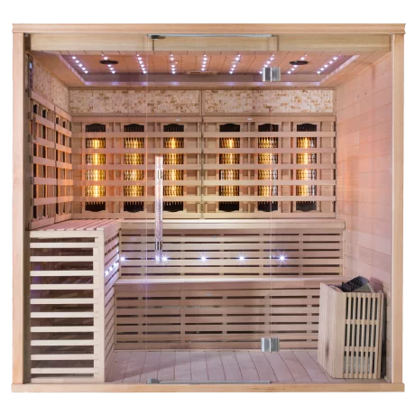 SAUNA CU INFRAROSU KOPENHAGEN 200 × 200 × 210 cm