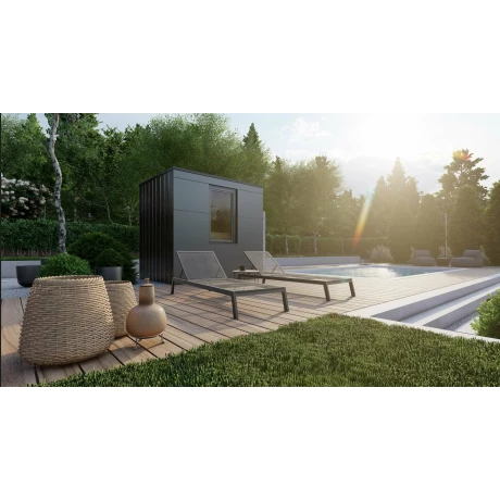SAUNA EXTERIOR OPTIMA  210 x 180 x 235 cm