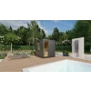 SAUNA EXTERIOR OPTIMA  210 x 180 x 235 cm
