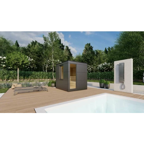 SAUNA EXTERIOR OPTIMA  210 x 180 x 235 cm