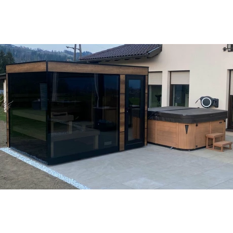 SAUNA EXTERIOR ZERMATT M 320 x 220 x 235 cm