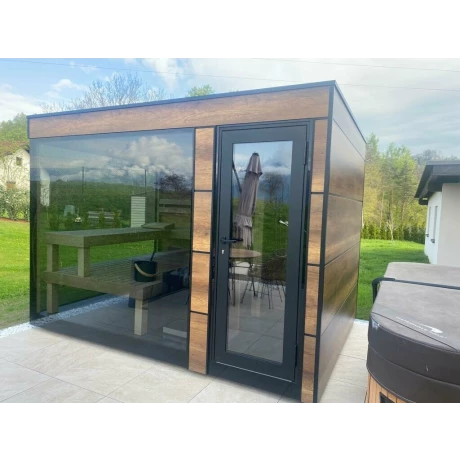 SAUNA EXTERIOR ZERMATT M 320 x 220 x 235 cm