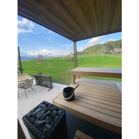 SAUNA EXTERIOR ZERMATT M 320 x 220 x 235 cm