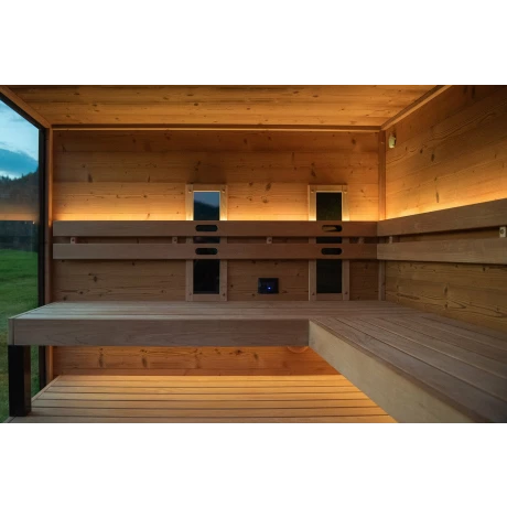 SAUNA EXTERIOR ZERMATT S 220 x 220 x 235 cm