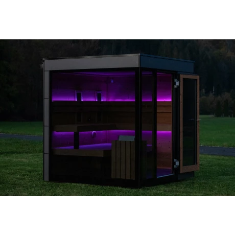 SAUNA EXTERIOR ZERMATT S 220 x 220 x 235 cm