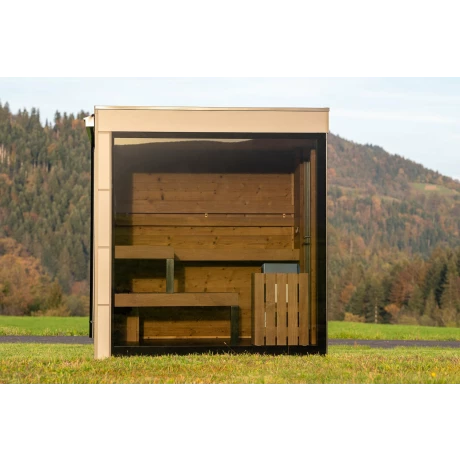 SAUNA EXTERIOR ZERMATT S 220 x 220 x 235 cm
