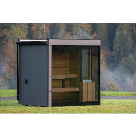 SAUNA EXTERIOR ZERMATT S 220 x 220 x 235 cm